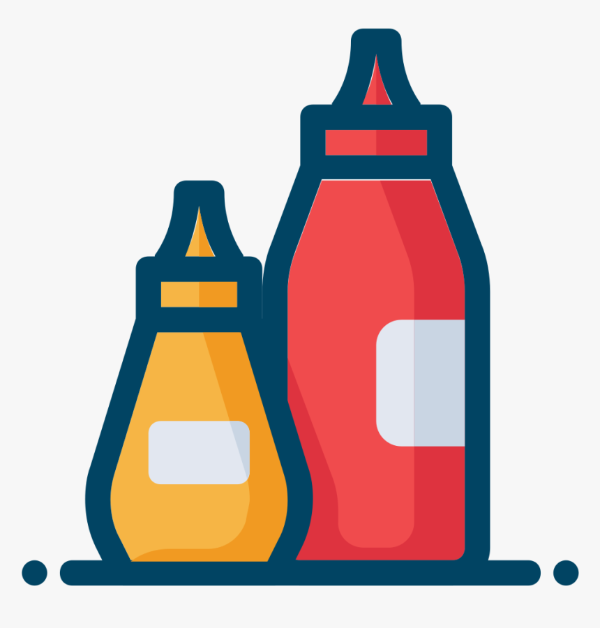 Ketchup And Mustard - Catchup E Mostarda Png, Transparent Png, Free Download