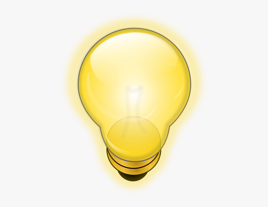 Glowing Light Bulb Png Clip Arts - Animated Glowing Light Bulb, Transparent Png, Free Download