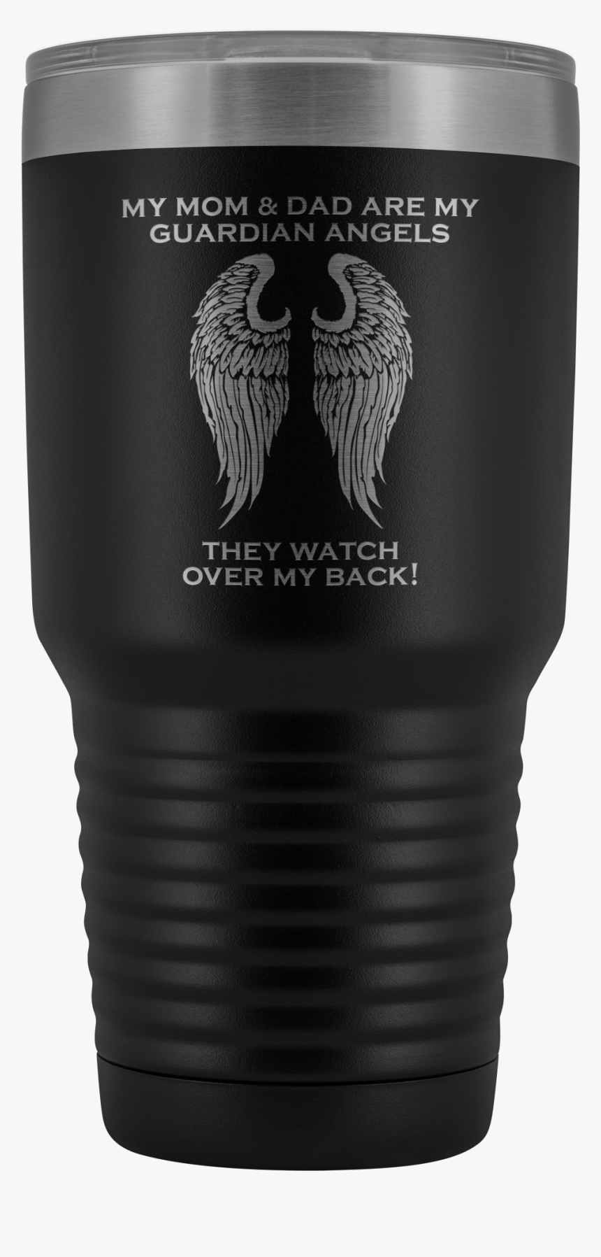 My Mom & Dad Are My Guardian Angels Laser Etched Tumbler - Gifts For A Veterinarian, HD Png Download, Free Download
