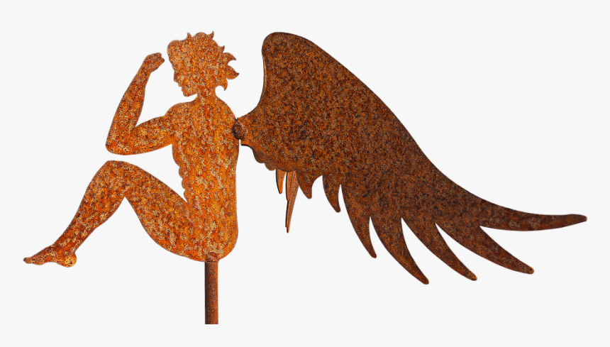 Angel, Guardian Angel, Metal Figure, Handmade, Art - Illustration, HD Png Download, Free Download