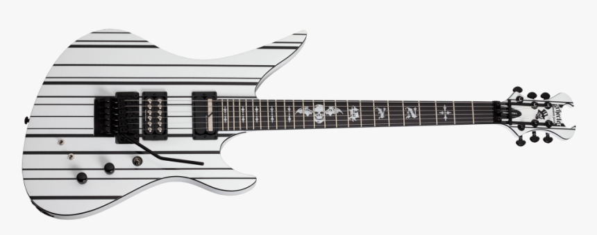 Schecter Synester Gates Custom S Signed Electric Guitar - Schecter Synyster Gates Signature, HD Png Download, Free Download