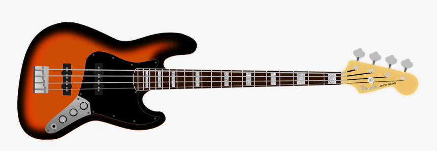 Electric Guitar Png Images - Fender Jazz Bass, Transparent Png, Free Download