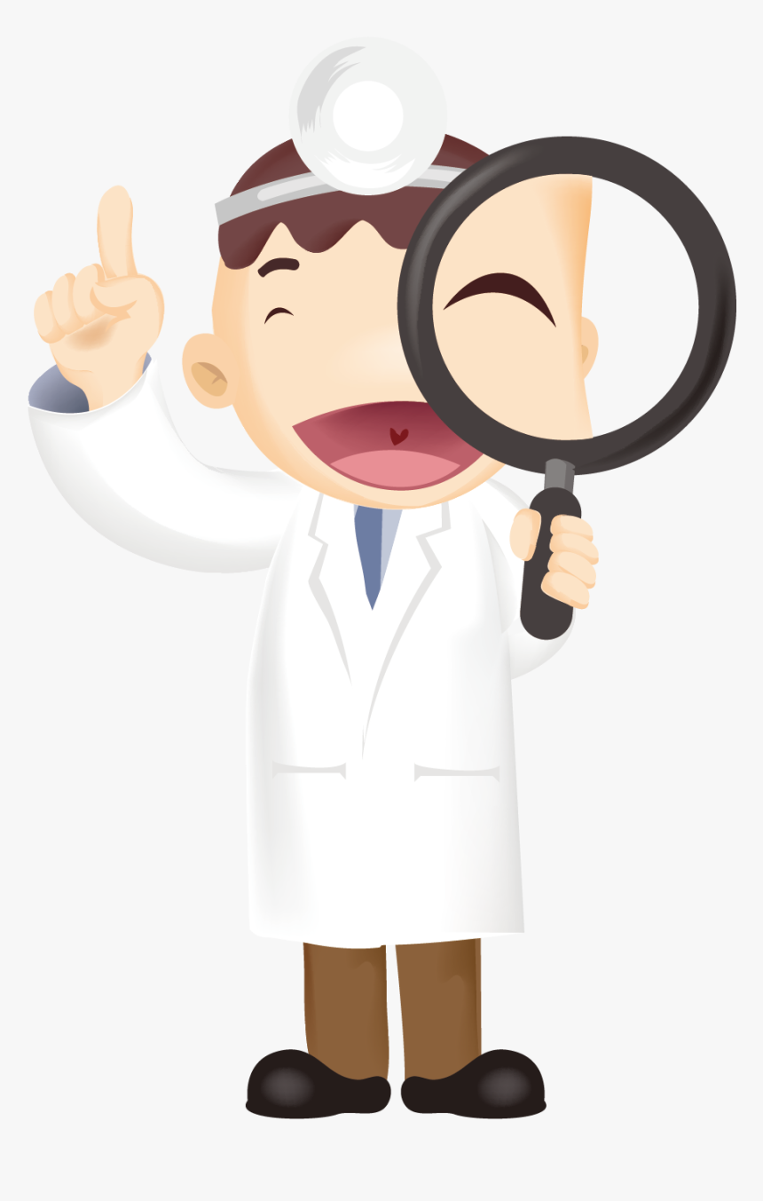 Physician Cartoon Adobe Illustrator Silhouette - Transparent Background Doctor Cartoon Png, Png Download, Free Download