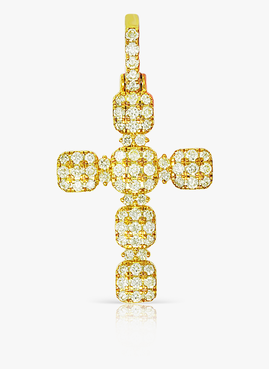10k Y/g Crucifix Cross Pendant - George Patton Iv Buried, HD Png Download, Free Download