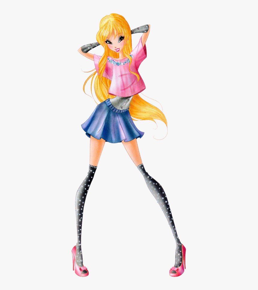 World Of Winx Wow ~ Stella Full Body Winx Club, Cartoon - Winx Club World Of Winx Stella, HD Png Download, Free Download