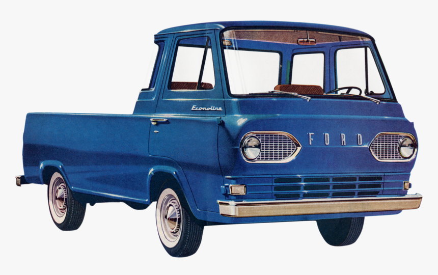 Vans Clipart Ford Van , Png Download Transparent Png - 1961 Blue Ford Econoline, Png Download, Free Download