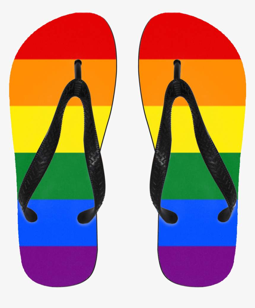 Rainbow Pride Flip Flops, HD Png Download, Free Download