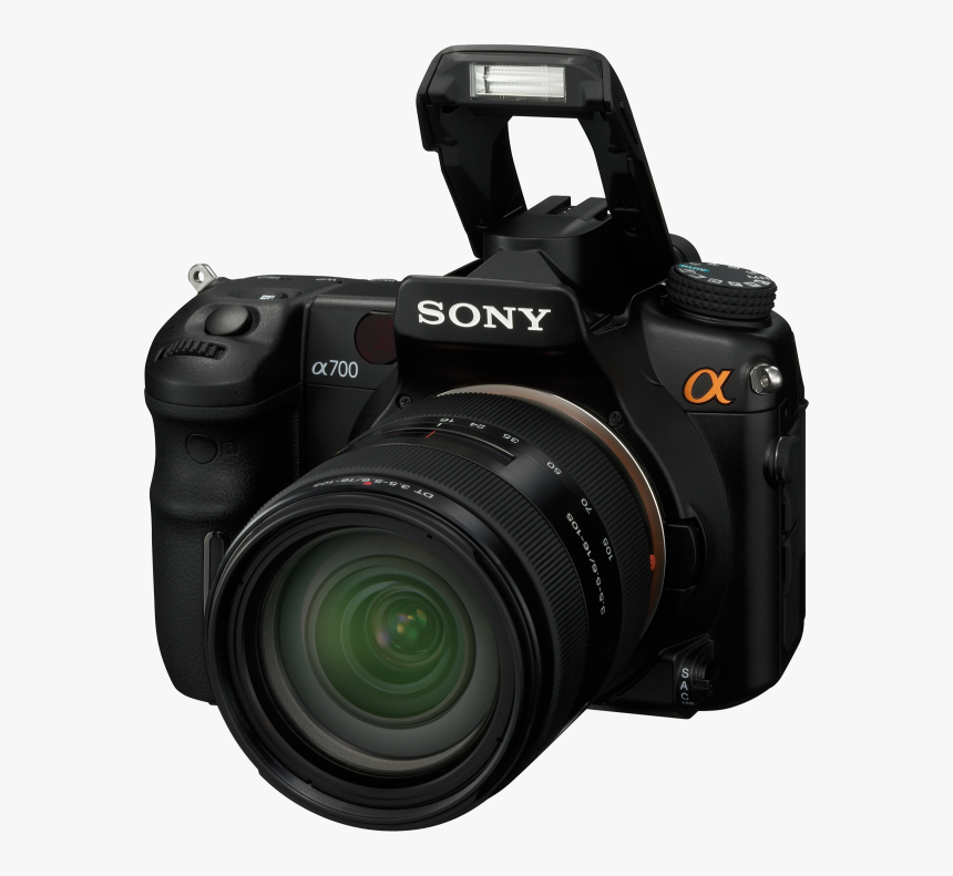 Photo Camera Png Free Download - Sony Alpha 700, Transparent Png, Free Download