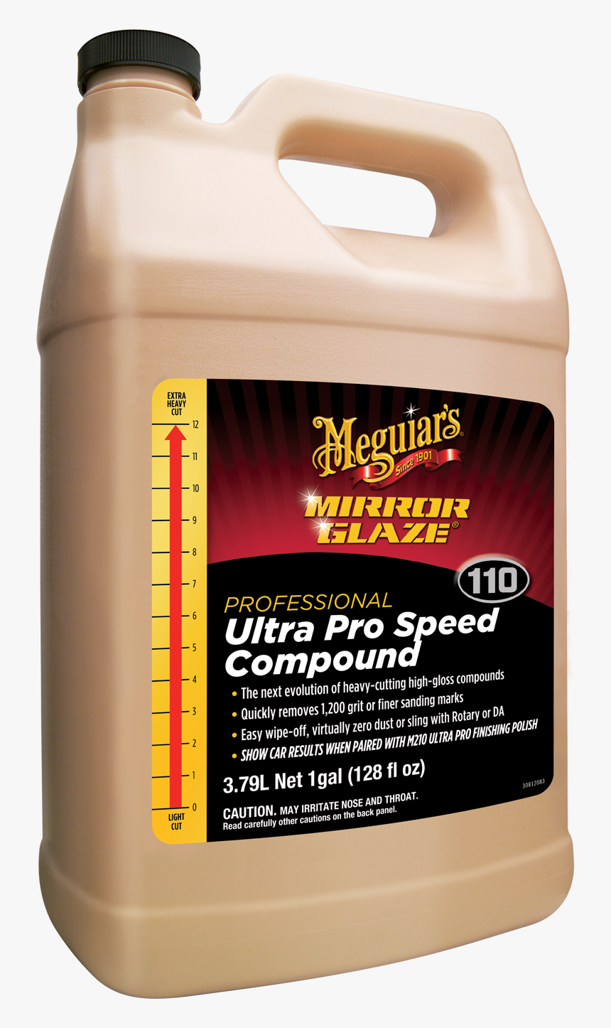 Meguiar"s M110 Mirror Glaze Ultra Pro Speed Compound - Meguiars Dual Action, HD Png Download, Free Download