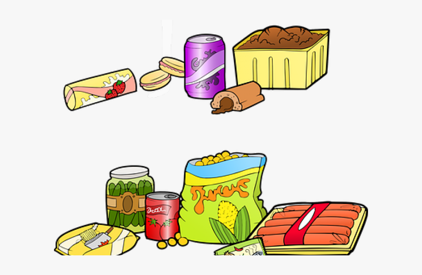 Healthy Food Clipart Protective Food - Processed Food Clipart, HD Png Download, Free Download