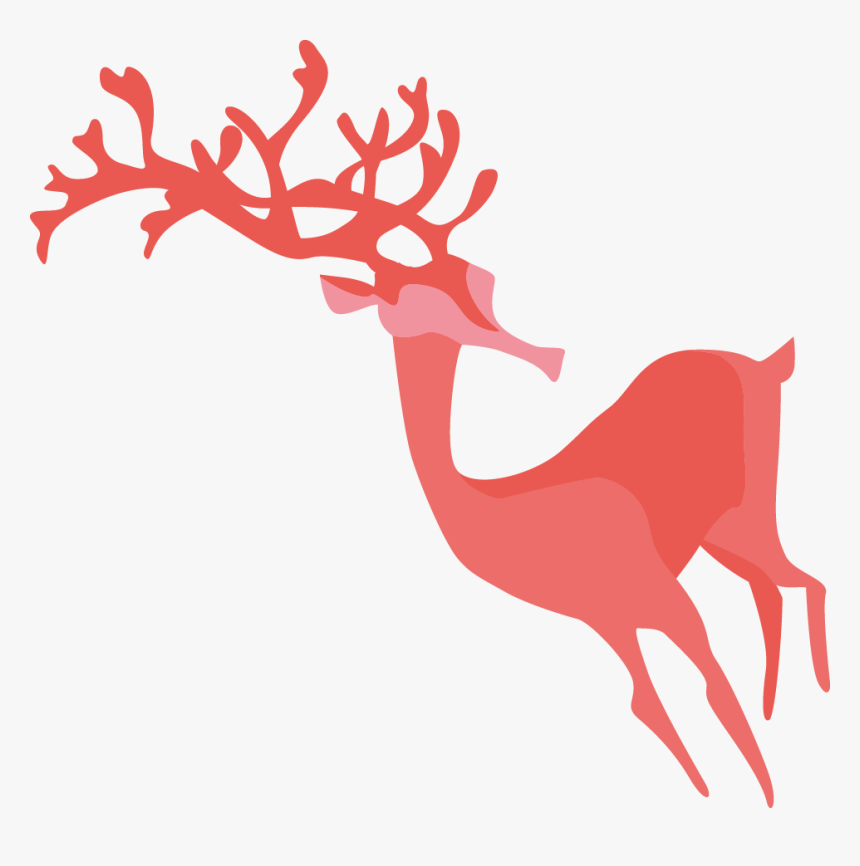 Antler Clipart Buck Antler - Reindeer, HD Png Download, Free Download