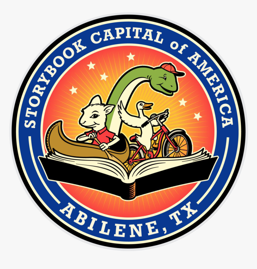 Storybook Capital Of America Fullcolor Outlined - Storybook Capital Of Texas, HD Png Download, Free Download