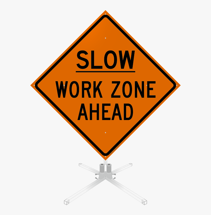 3 Sizes Available Traffic And Street Signs Work Zone - Sign, HD Png Download, Free Download