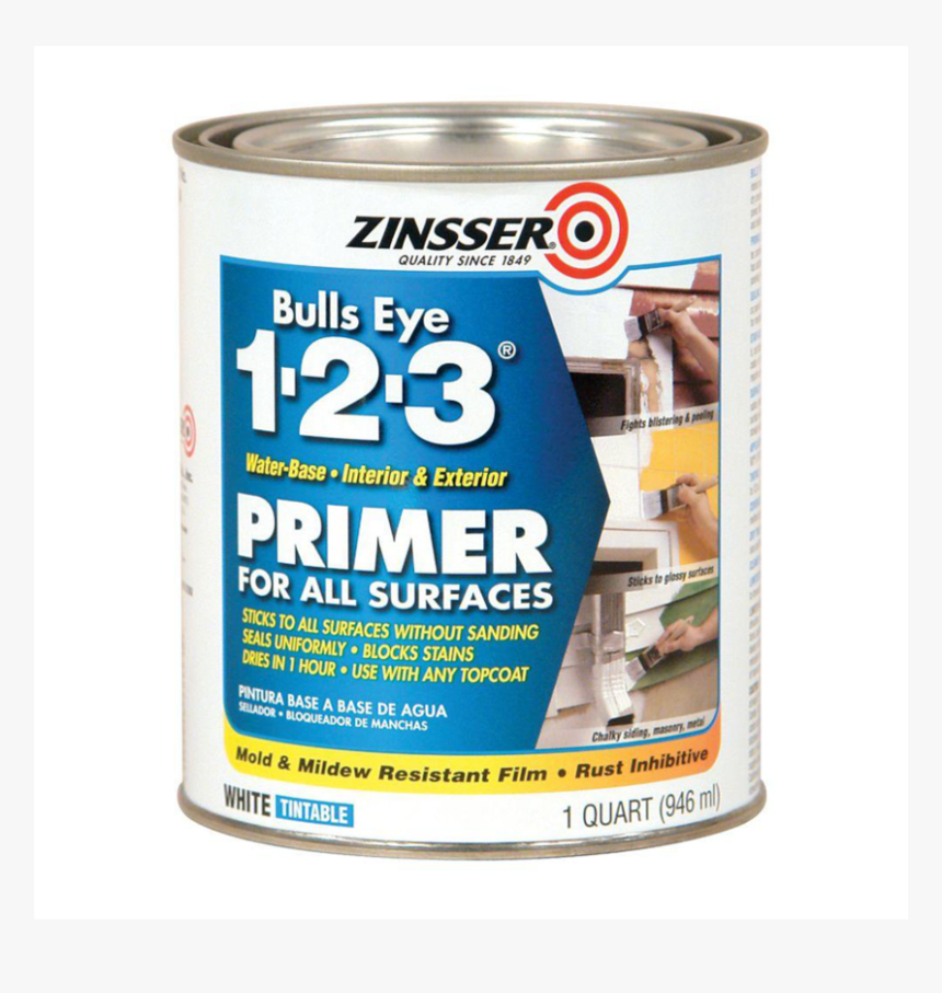 Zinsser Bulls Eye 123 - Cylinder, HD Png Download, Free Download