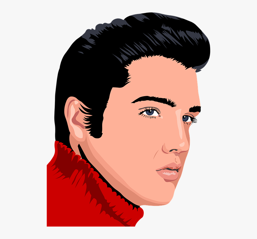 5 Png - Cartoon Elvis Presley Drawing Easy, Transparent Png, Free Download