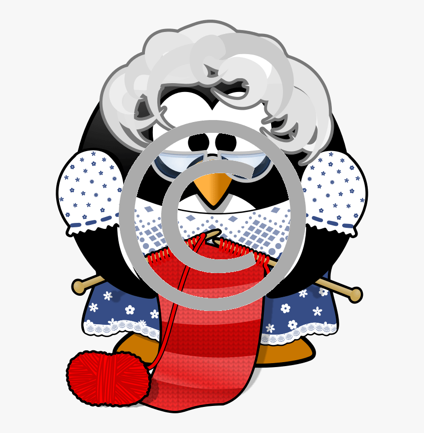 Grandma Penguin Clipart, HD Png Download, Free Download