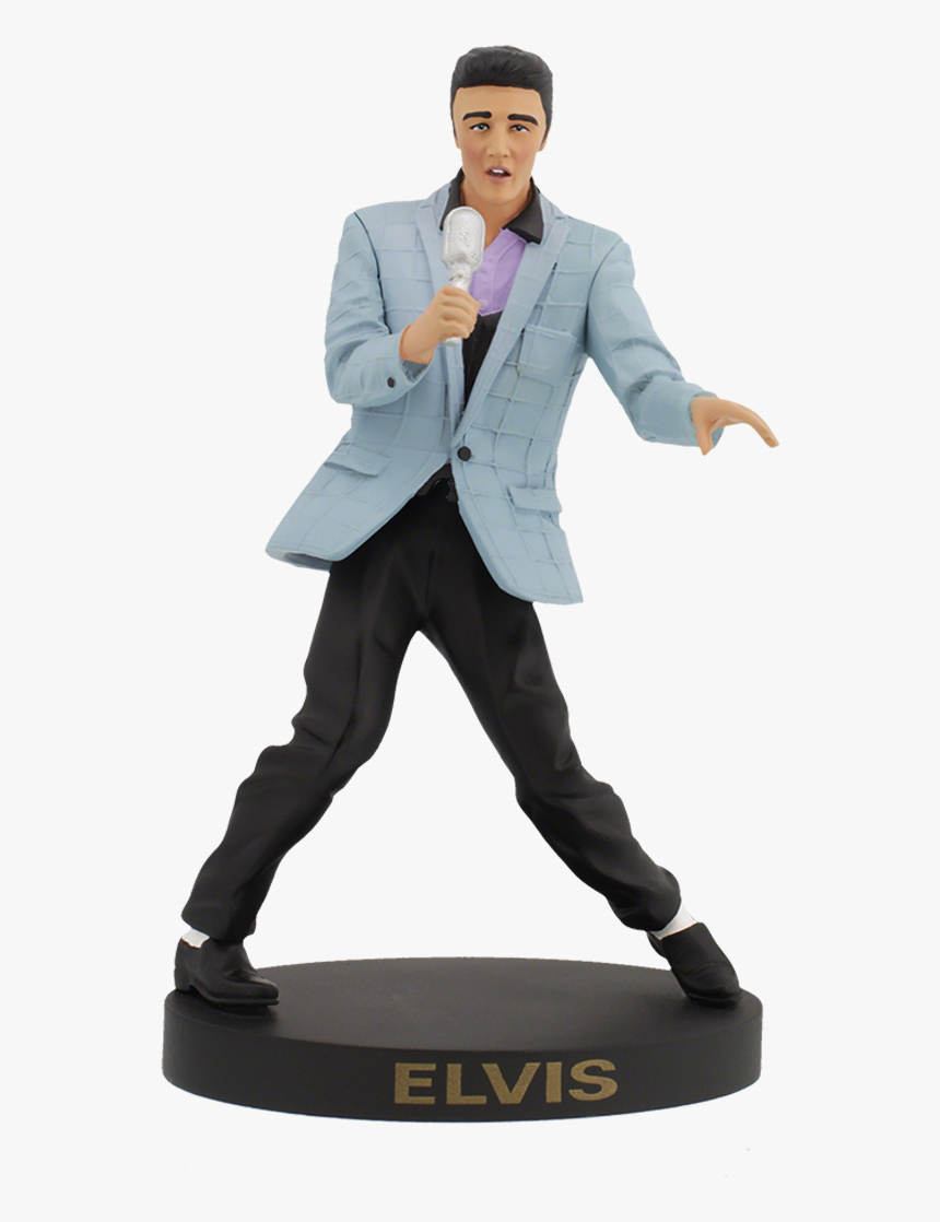 Elvis Blue Bobblehips - Elvis Presley Figure, HD Png Download, Free Download