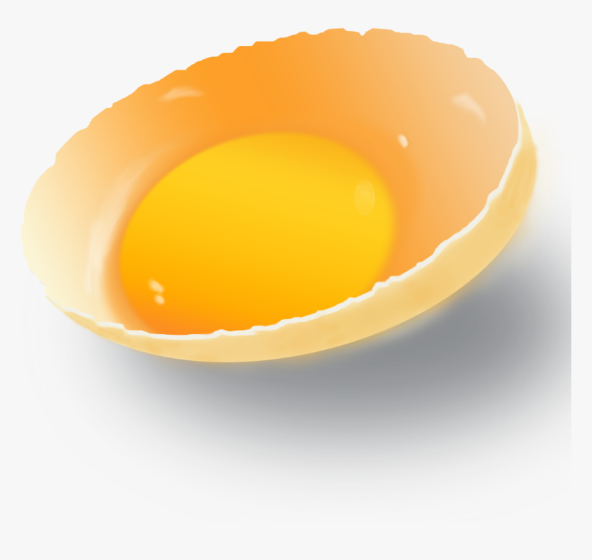 Broken Egg Yolk - Tuorlo D Uovo Png, Transparent Png, Free Download