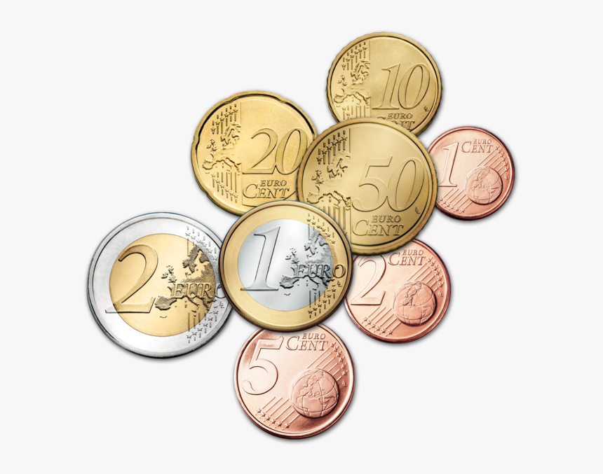 Money Flying Out The Window Clipart Vector Royalty - Euros Coins, HD Png Download, Free Download