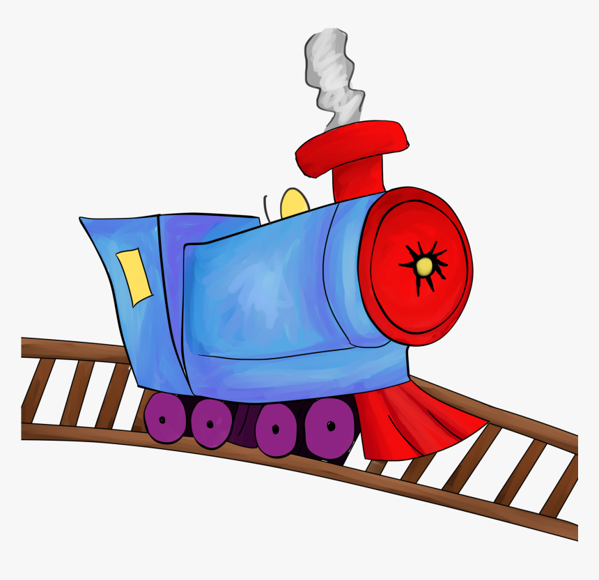 Collection Of Tracks - Cartoon Easy To Draw Train And Tracks, HD Png Download, Free Download