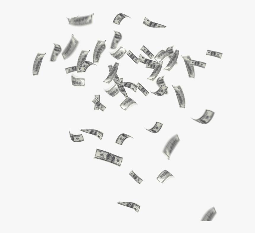 Money-cloud - Transparent Flying Paper Png, Png Download, Free Download