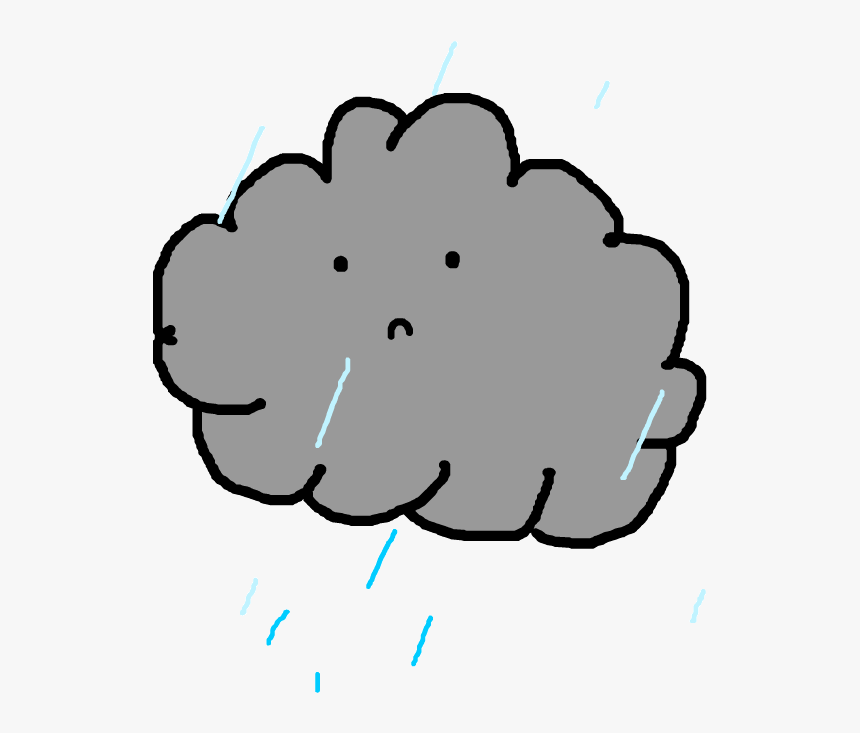Cloud Rain Animated Gif 4 Gif Images Download Rainy - Gif, HD Png Download, Free Download