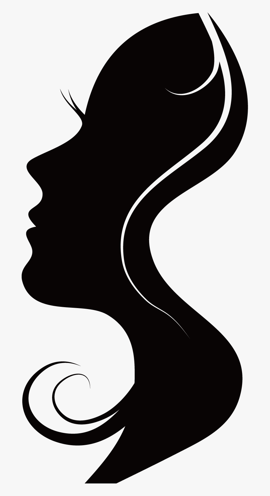 Woman Silhouettes Png Download - Silhouette Woman Face Clipart, Transparent Png, Free Download