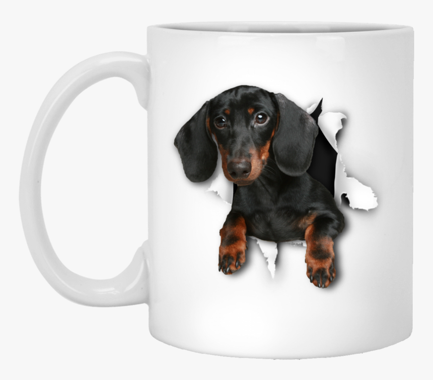 Cute Dachshund 3d Coffee Mugs"
 Class= - Mug, HD Png Download, Free Download