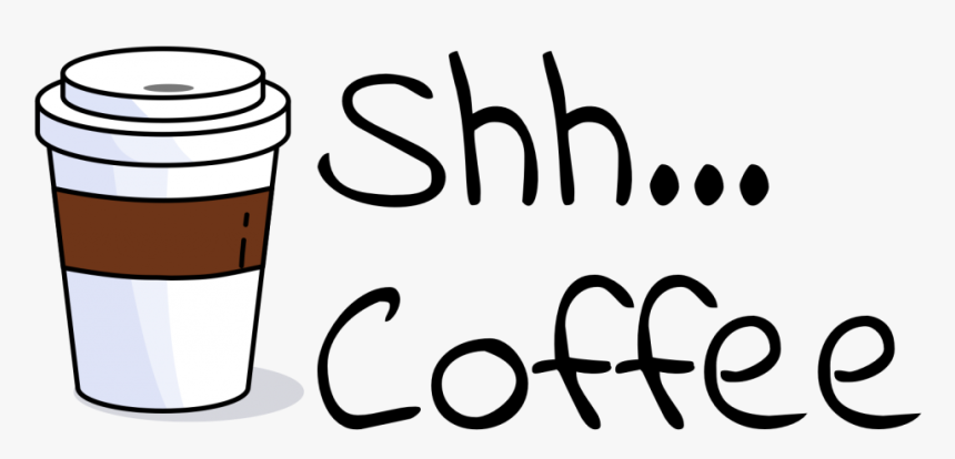 Shh Coffee Logo Black Clipart , Png Download, Transparent Png, Free Download