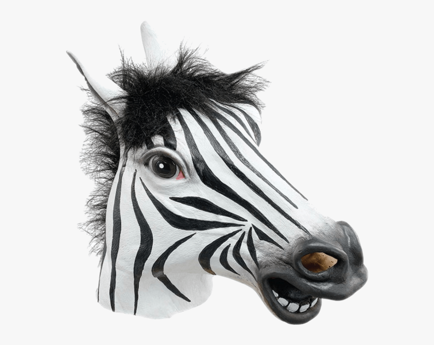 Transparent Horse Mask Png - Zebra Masker, Png Download, Free Download
