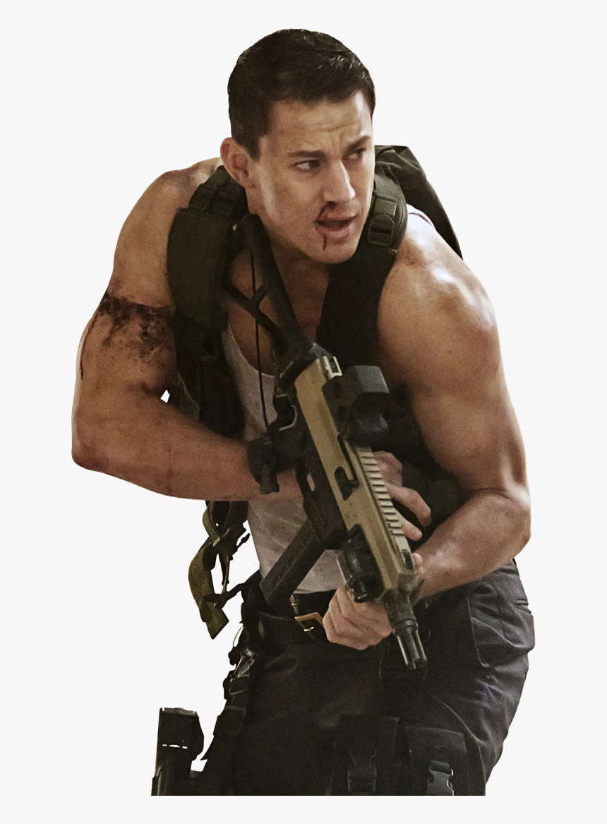 Channing Tatum Png Clipart - Channing Tatum In White House Down, Transparent Png, Free Download