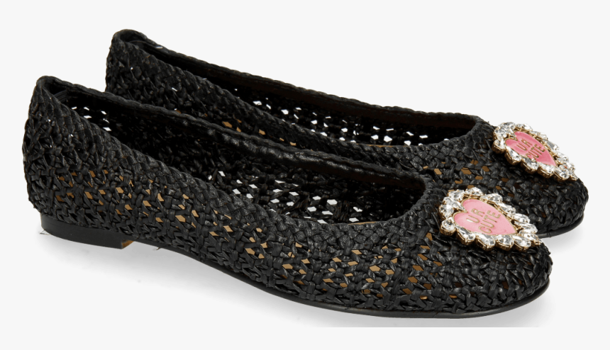 Ballet Pumps Kate 5 Woven 318 Black Raffia - Ballet Flat, HD Png Download, Free Download