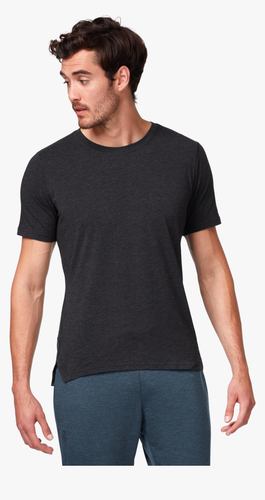 black t shirt transparent