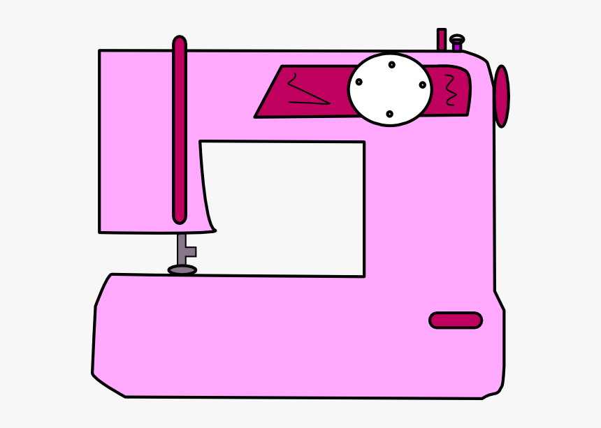 Machine Clipart Animated - Cartoon Sewing Machine Animation, HD Png  Download - kindpng
