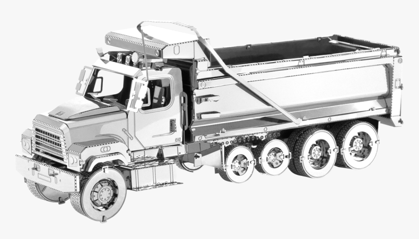 Metal Earth Freightliner 114sd Dump Truck - Metal Earth Dump Truck, HD Png Download, Free Download