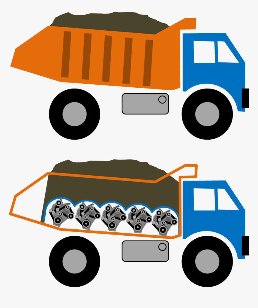 Dump Truck Engine Theft - Dump Truck Engines, HD Png Download, Free Download