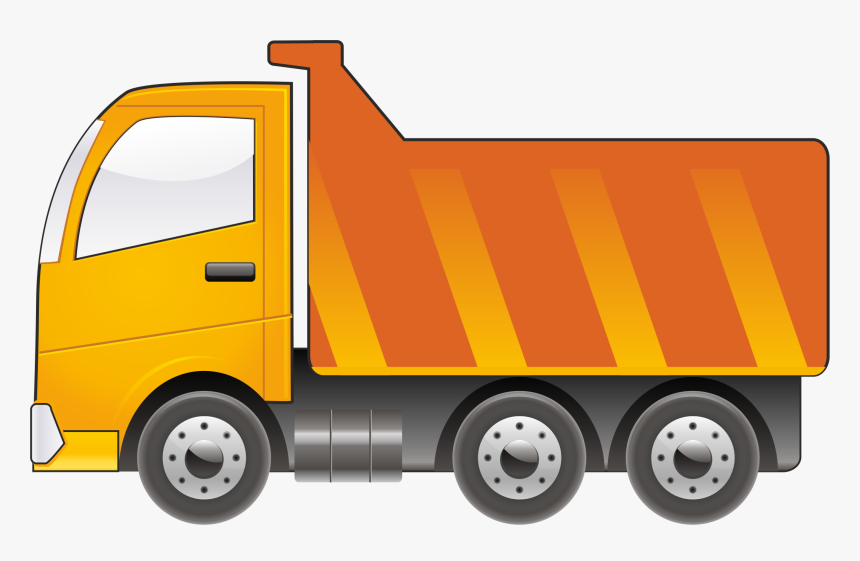 Dump Truck Vector Png Clipart - Грузовая Машина Png, Transparent Png, Free Download