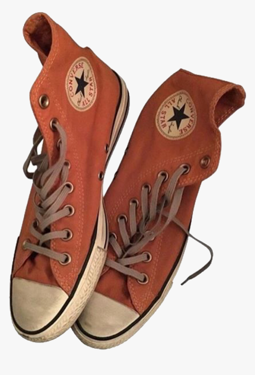 Aesthetic Orange Converse Png, Transparent Png, Free Download