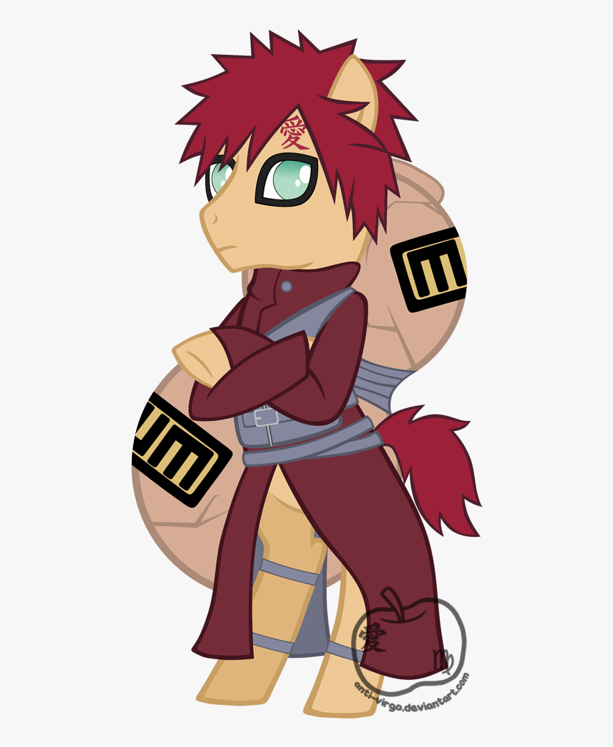 Gaara Twilight Sparkle Rainbow Dash Pony Clothing Mammal - Gaara Pony, HD Png Download, Free Download