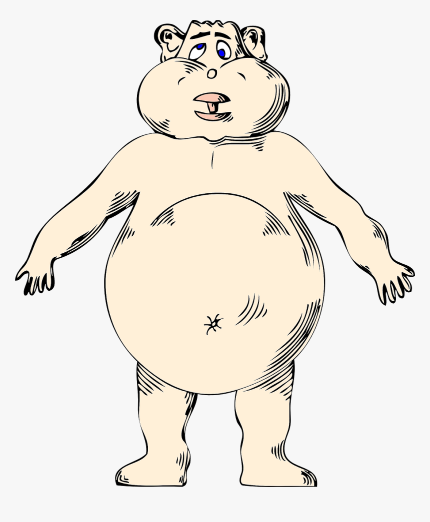 Naked Cartoon Old Man, HD Png Download, Free Download