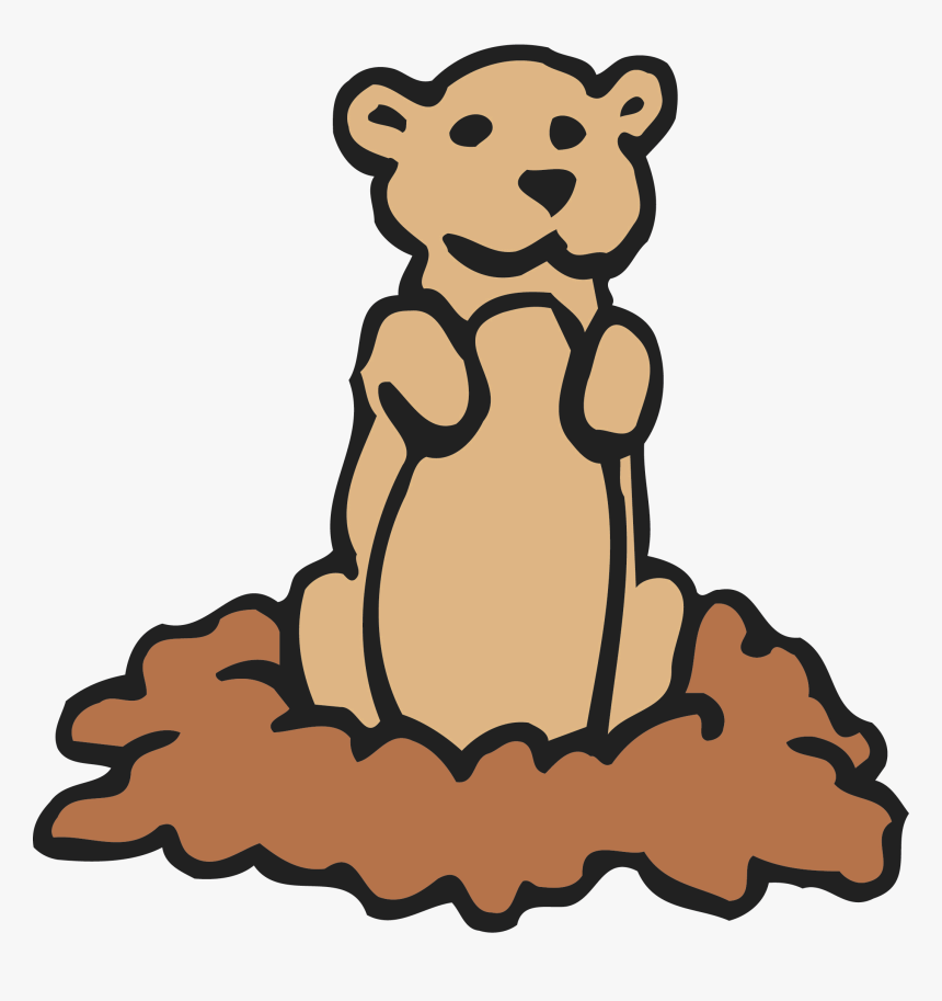 Blue Groundhog Clip Art - Funny Prairie Dog Clipart, HD Png Download, Free Download