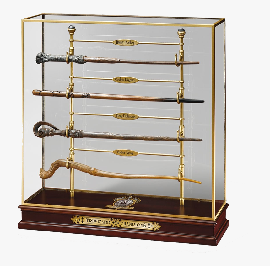 Noble Collection Harry Potter Triwizard Champions Wand - Harry Potter  Collectable Wand Set, HD Png Download - kindpng
