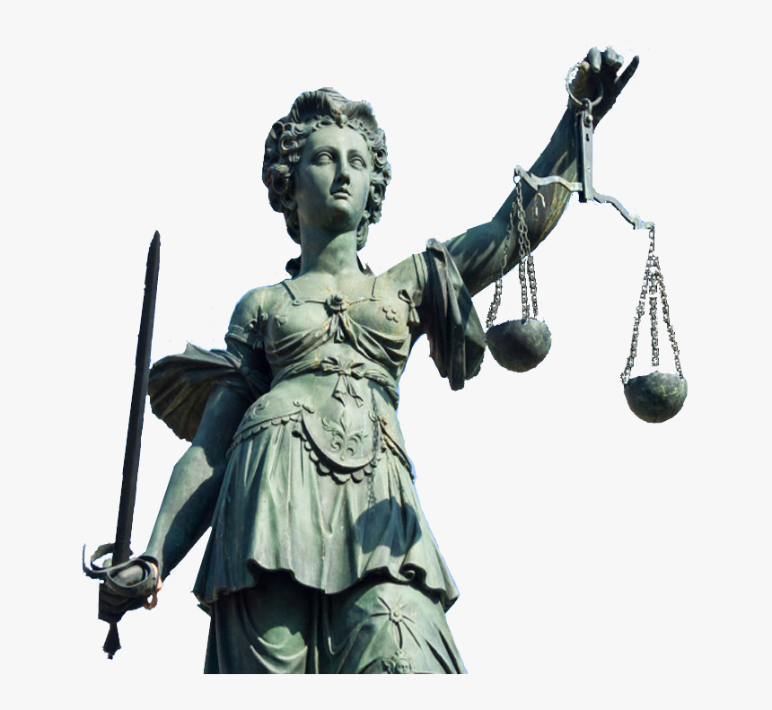 Women Statue Of Justice , Png Download - Römerberg Plaza, Transparent Png, Free Download