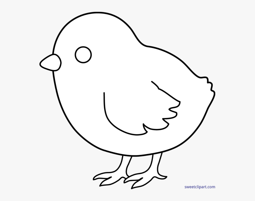 Sweet Clip Art Page Of Cute Free - Printable Image Of Chick, HD Png Download, Free Download