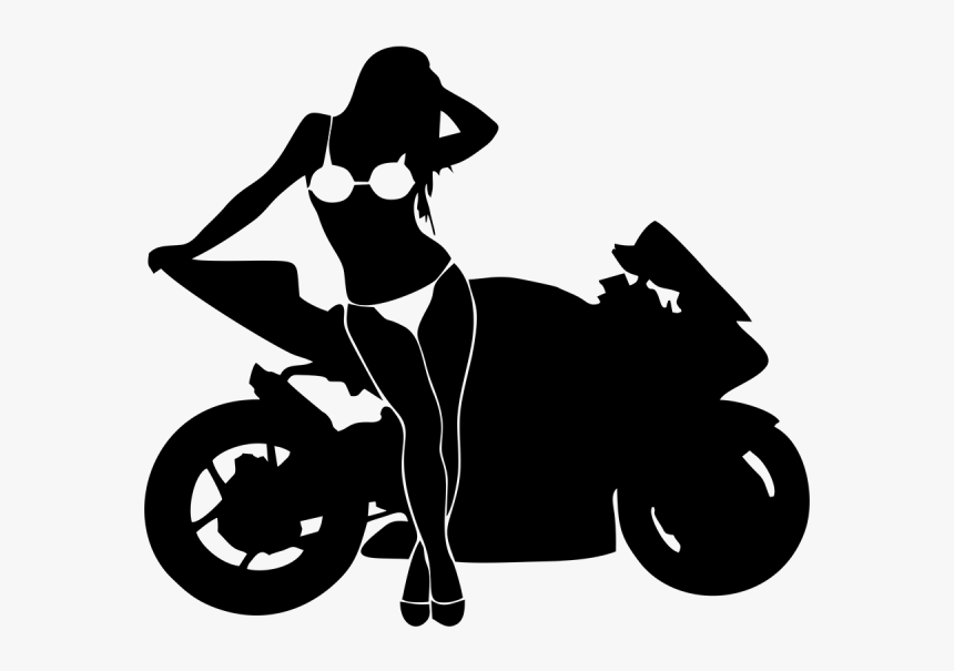 Sexy Girl Decal - Motorcycle New Vinyl Stickers, HD Png Download, Free Download
