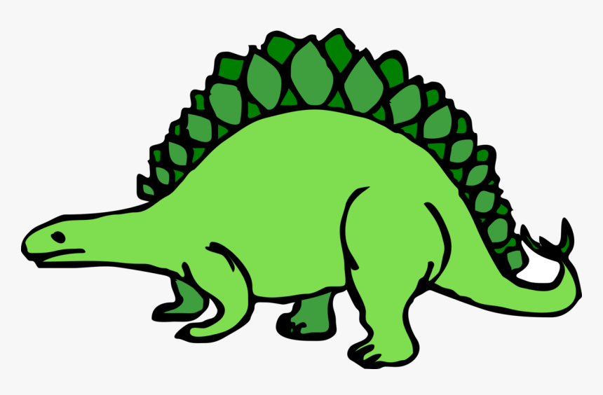 Line Art,wildlife,leaf - Dinosaur Clipart, HD Png Download, Free Download