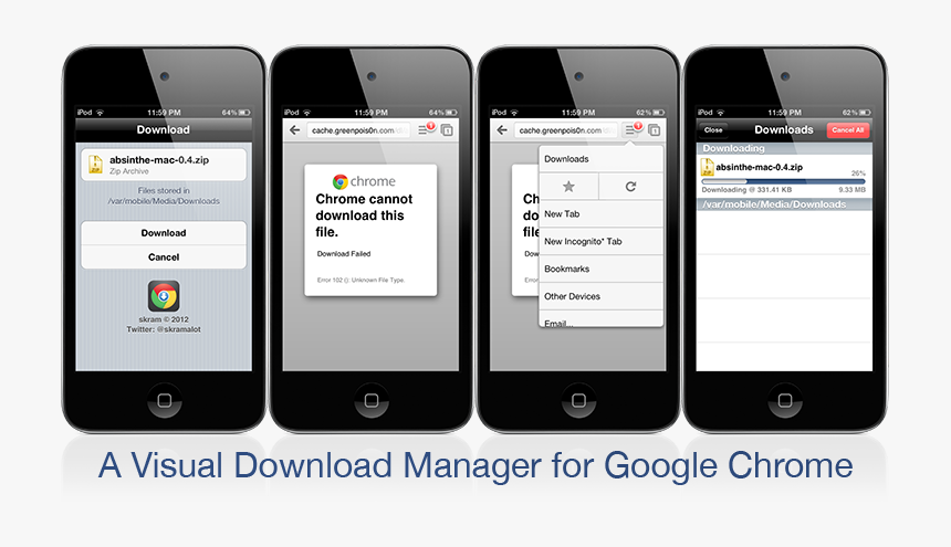 Chrome Download Manager Modmyi $3 - Iphone, HD Png Download, Free Download