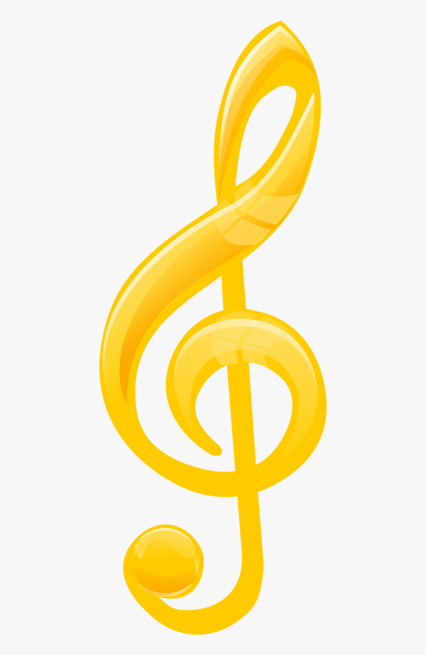Gold Music Note Clipart , Png Download - Gold Music Note Png, Transparent Png, Free Download