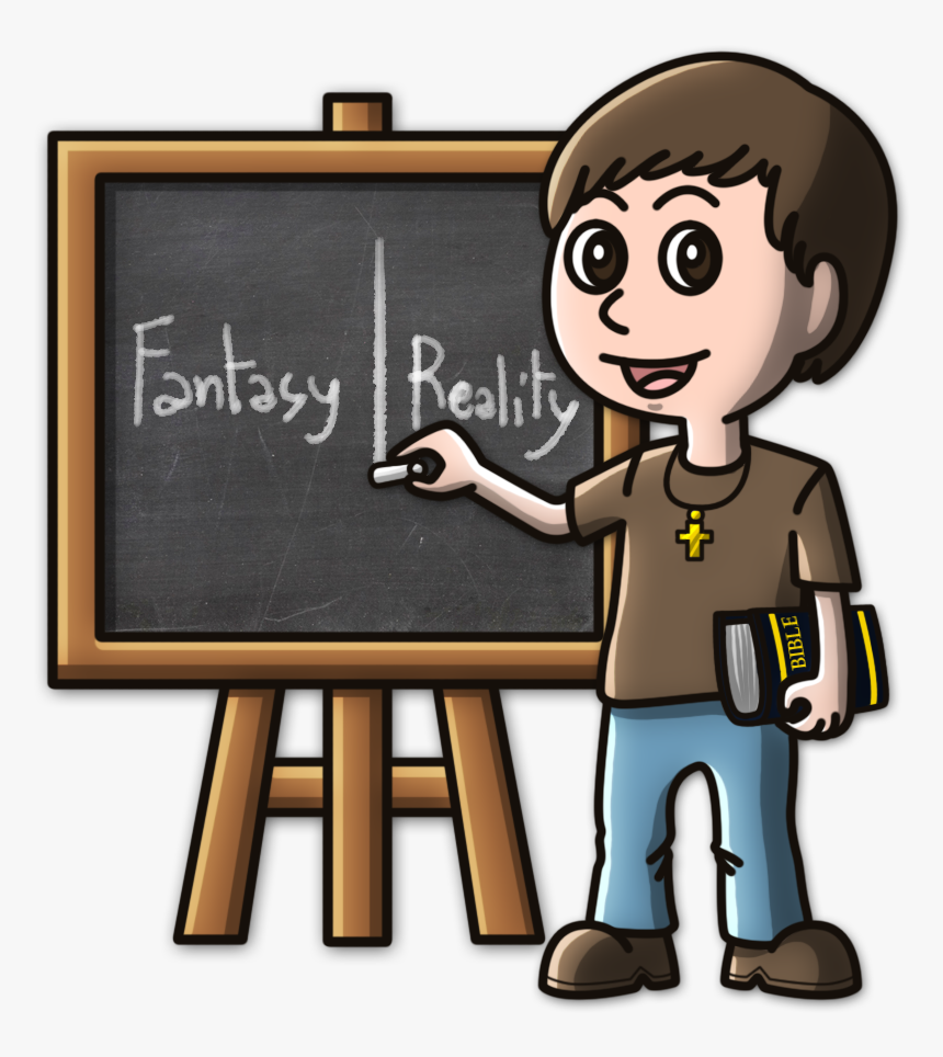 Christian Kid - Differences Between Fantasy And Reality, HD Png Download, Free Download