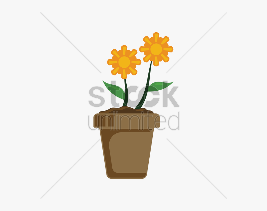 Transparent Potted Plant Clipart - Flowerpot, HD Png Download, Free Download